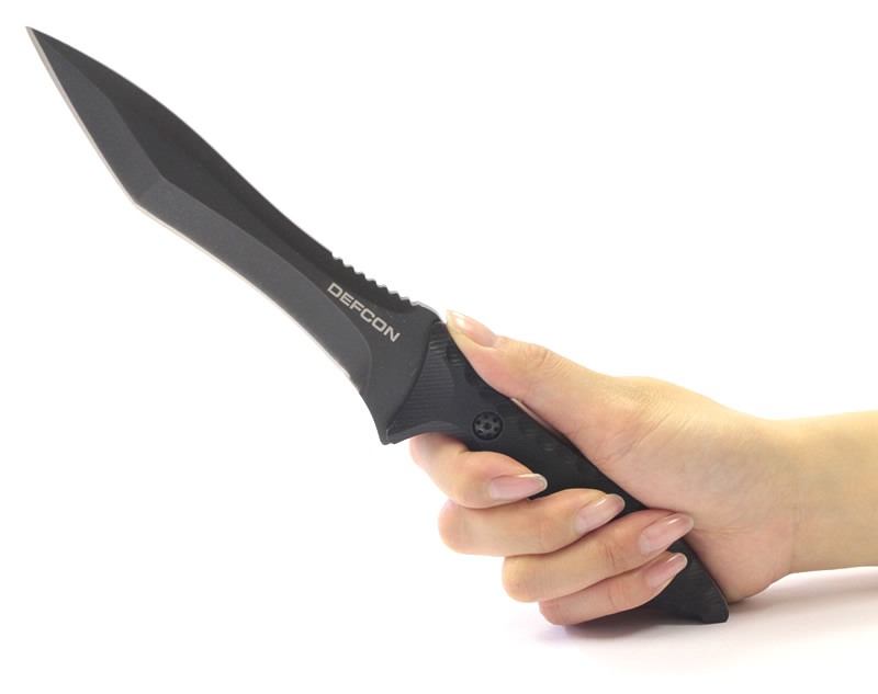 デフコン「ザ・ヒドラ」 D2工具鋼フルタングナイフ
