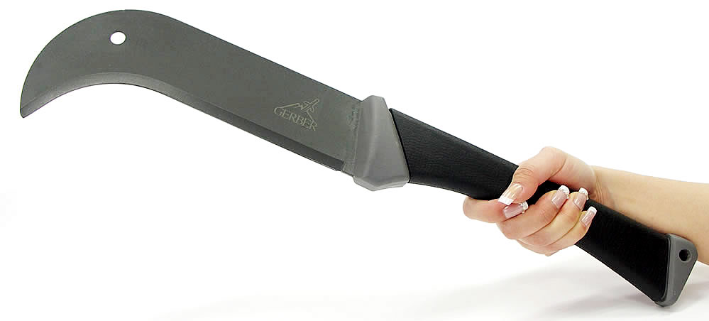 ガーバー 高炭素鋼ゲーターブッシュシックルナイフ1