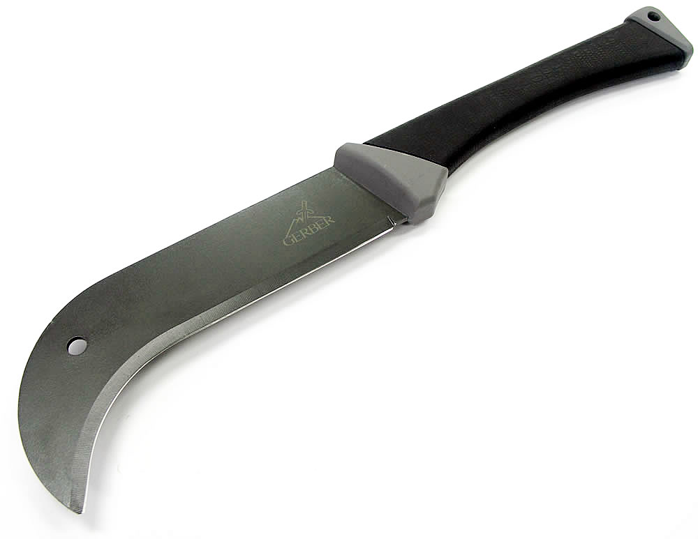 ガーバー 高炭素鋼ゲーターブッシュシックルナイフ0