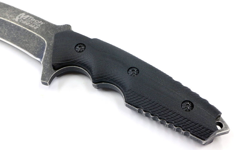 440C鋼・フルタングWエッジブレードナイフ