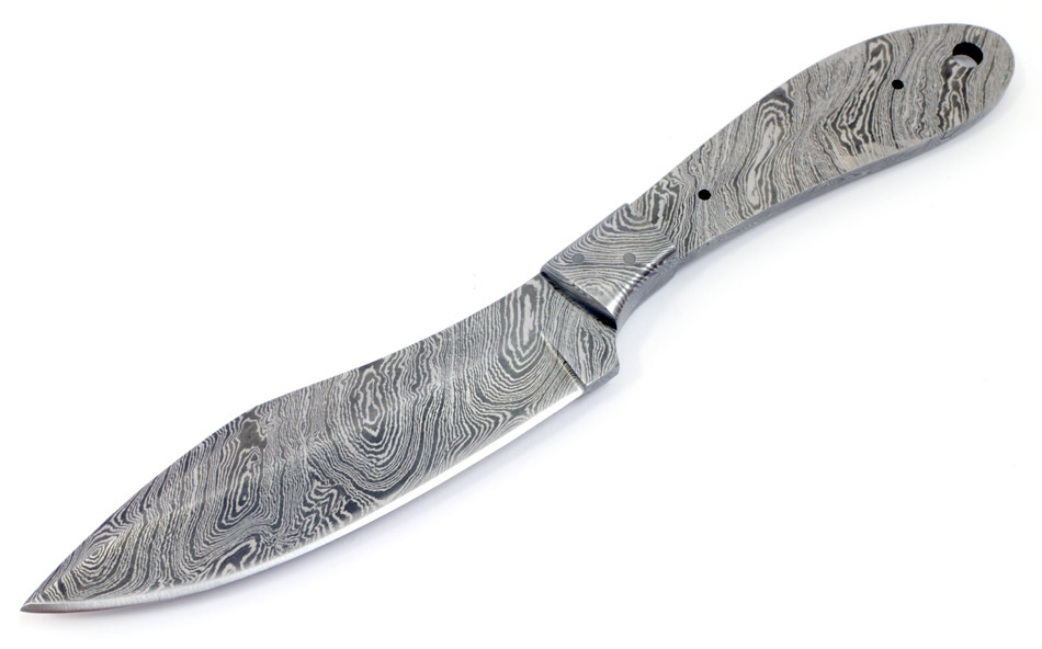 ダマスカスフルタングナイフ(メイキングナイフ)