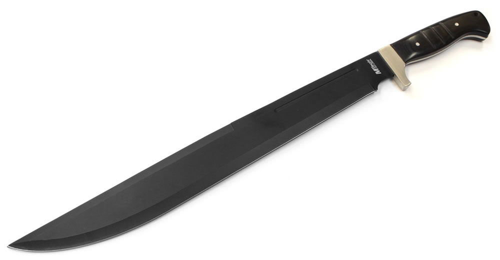 ロングサバイバルブラックマチェットナイフ