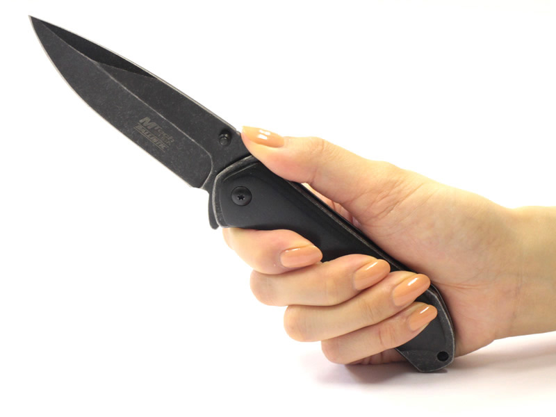 ブラックウッドフレームロックナイフ1