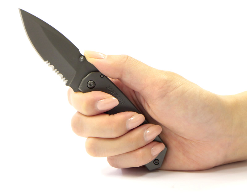 ミニフレームロックチタンコートナイフ1