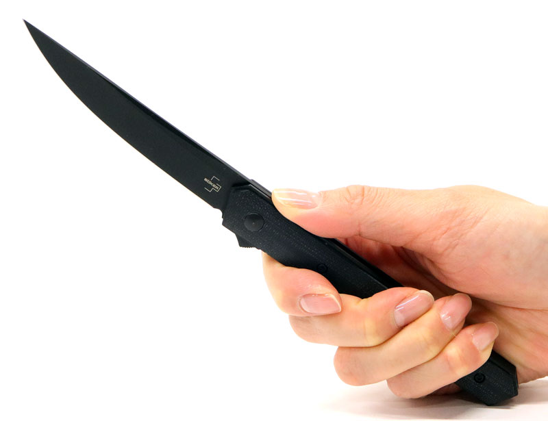 クワイケンエアG10オールブラックナイフ