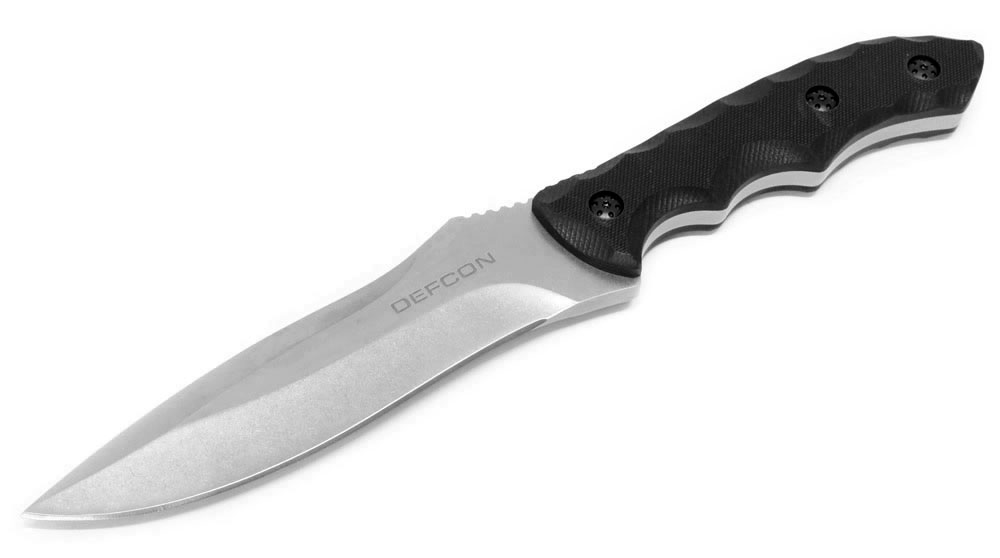 ヒドラD2工具鋼シルバーブレードフルタングナイフ