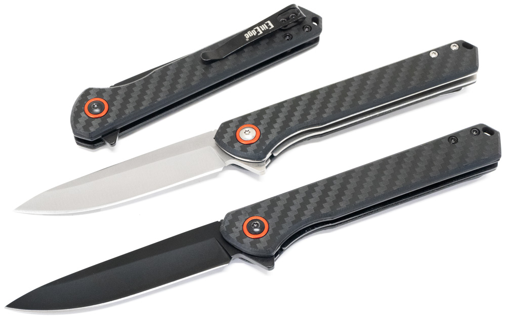 スリムカーボンフリッパーナイフ