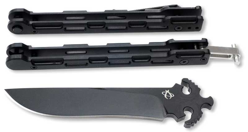 フライスイッチバリソンバタフライナイフ チタンハンドル