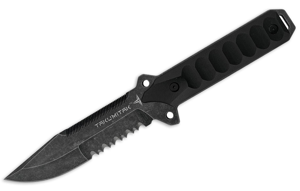 エスコートブラックハーフセレーションナイフ
