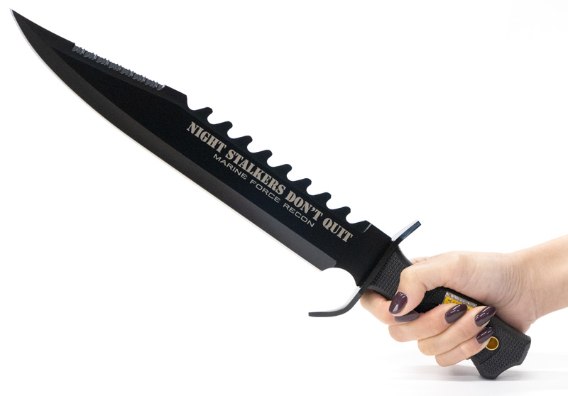 U.S.M.C.マリーンズ ナイトストーカーナイフ(左利きシース) U.S.M.C.マリーンズ ナイトストーカーナイフ(左利きシース)