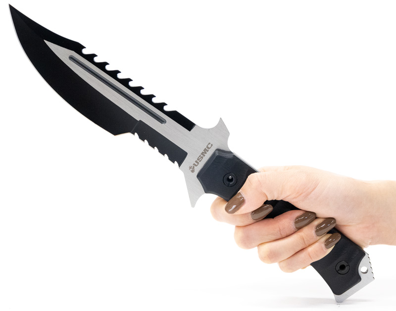 U.S.M.C.ハーフセレーションフルタングナイフ