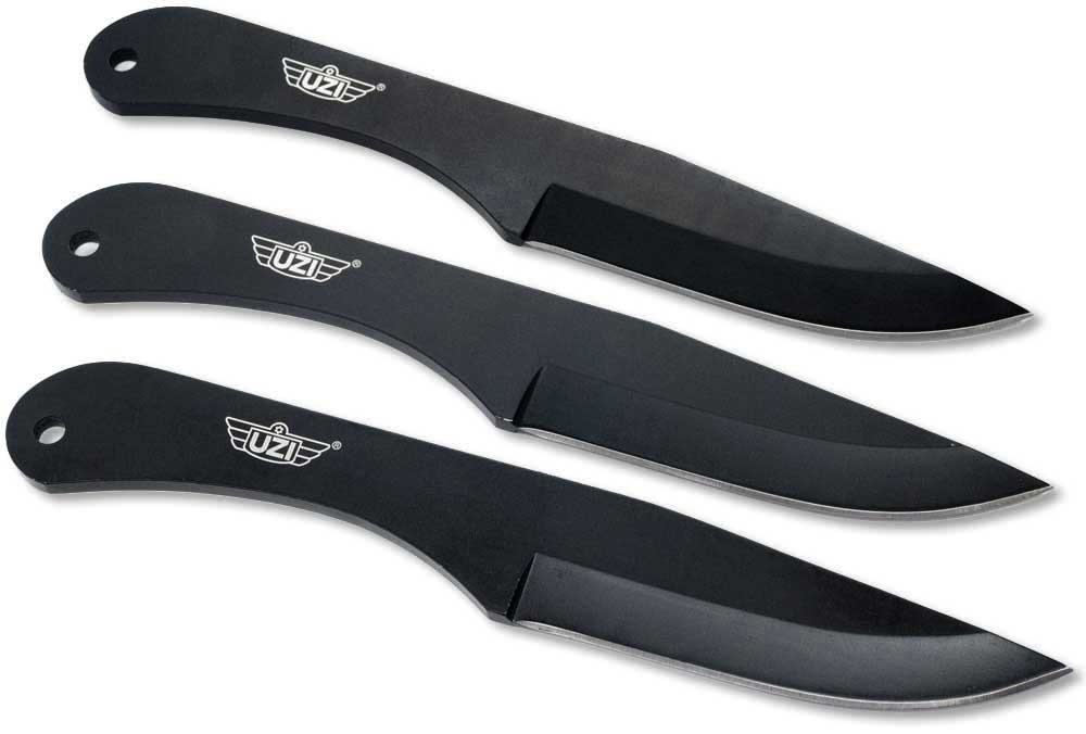 UZI スローイングブラックナイフ3本組 UZI スローイングブラックナイフ3本組