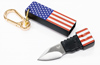 U.S.A.星条旗キーホルダーナイフ