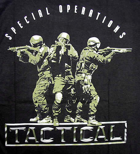 スペシャルオペレーションタクティカルユニットTシャツ1